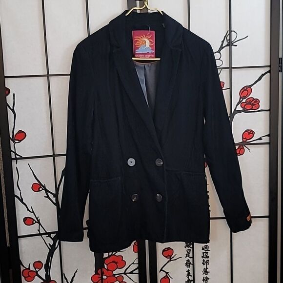 Scotch & Soda Black Corduroy Blazer XS - Picture 1 of 15